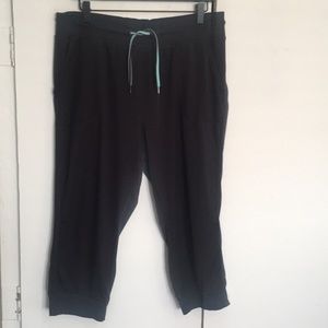 Navy Blue cropped joggers